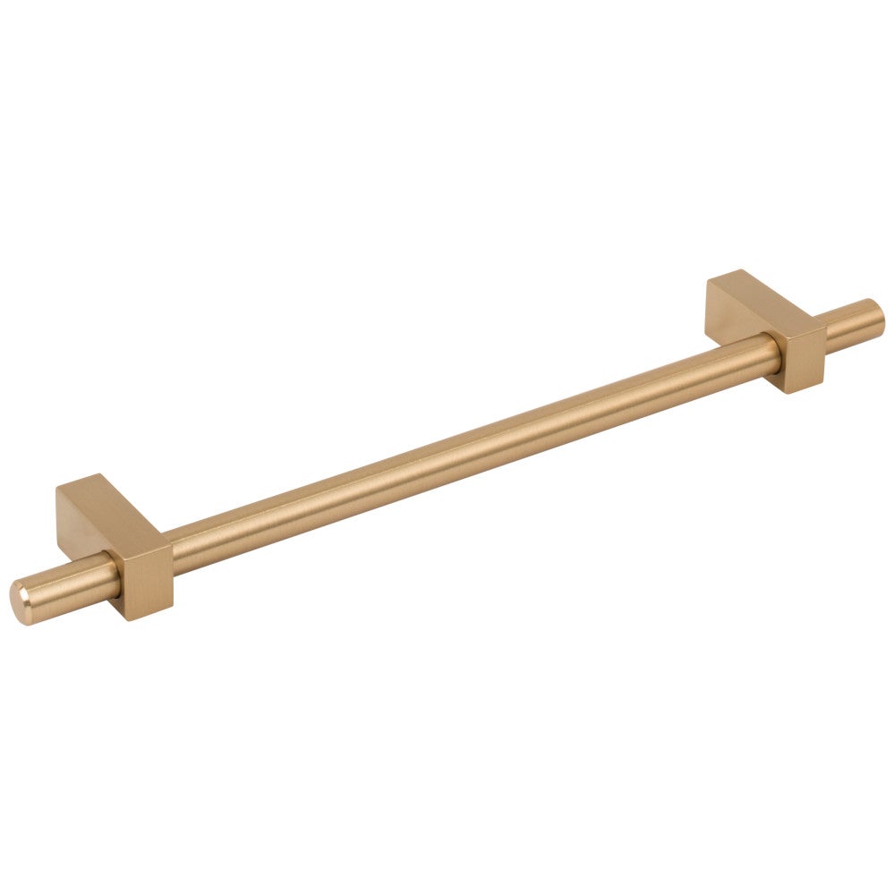 Hardware Resources 96 mm Center-to-Center Satin Nickel Larkin Cabinet Bar Pull