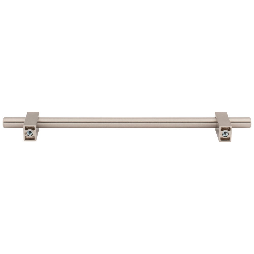 Hardware Resources 96 mm Center-to-Center Satin Nickel Larkin Cabinet Bar Pull