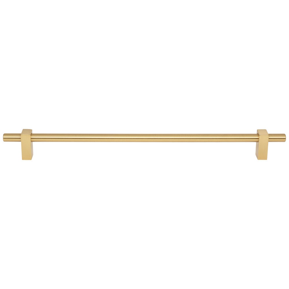 Hardware Resources 96 mm Center-to-Center Satin Nickel Larkin Cabinet Bar Pull