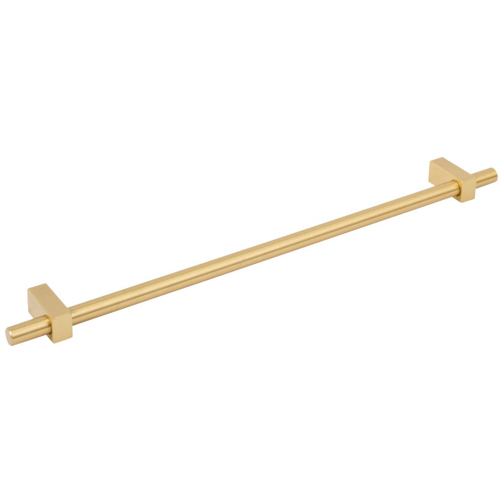 Hardware Resources 96 mm Center-to-Center Satin Nickel Larkin Cabinet Bar Pull