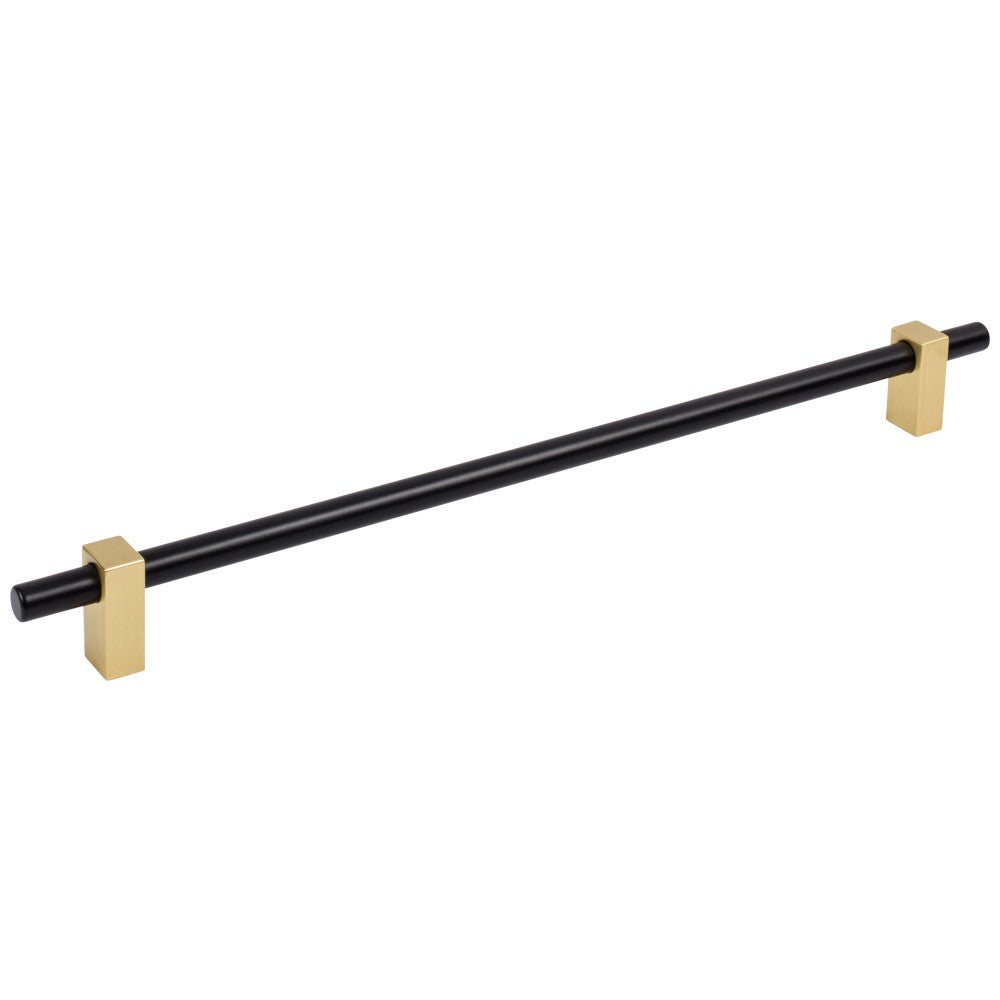 Hardware Resources 96 mm Center-to-Center Satin Nickel Larkin Cabinet Bar Pull