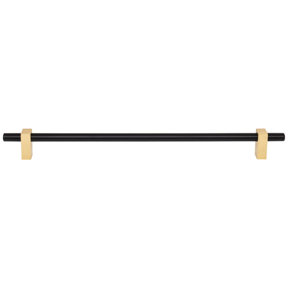 Hardware Resources 96 mm Center-to-Center Satin Nickel Larkin Cabinet Bar Pull