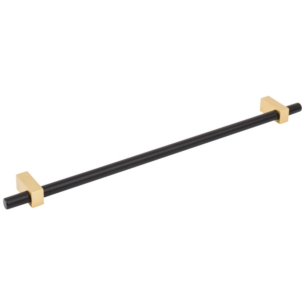 Hardware Resources 96 mm Center-to-Center Satin Nickel Larkin Cabinet Bar Pull