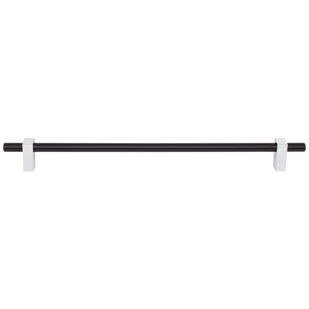 Hardware Resources 96 mm Center-to-Center Satin Nickel Larkin Cabinet Bar Pull