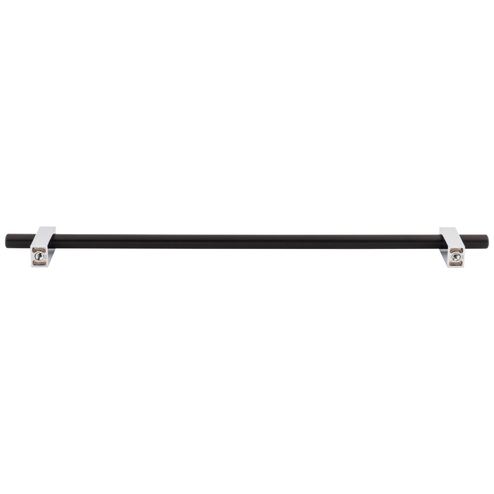 Hardware Resources 96 mm Center-to-Center Satin Nickel Larkin Cabinet Bar Pull