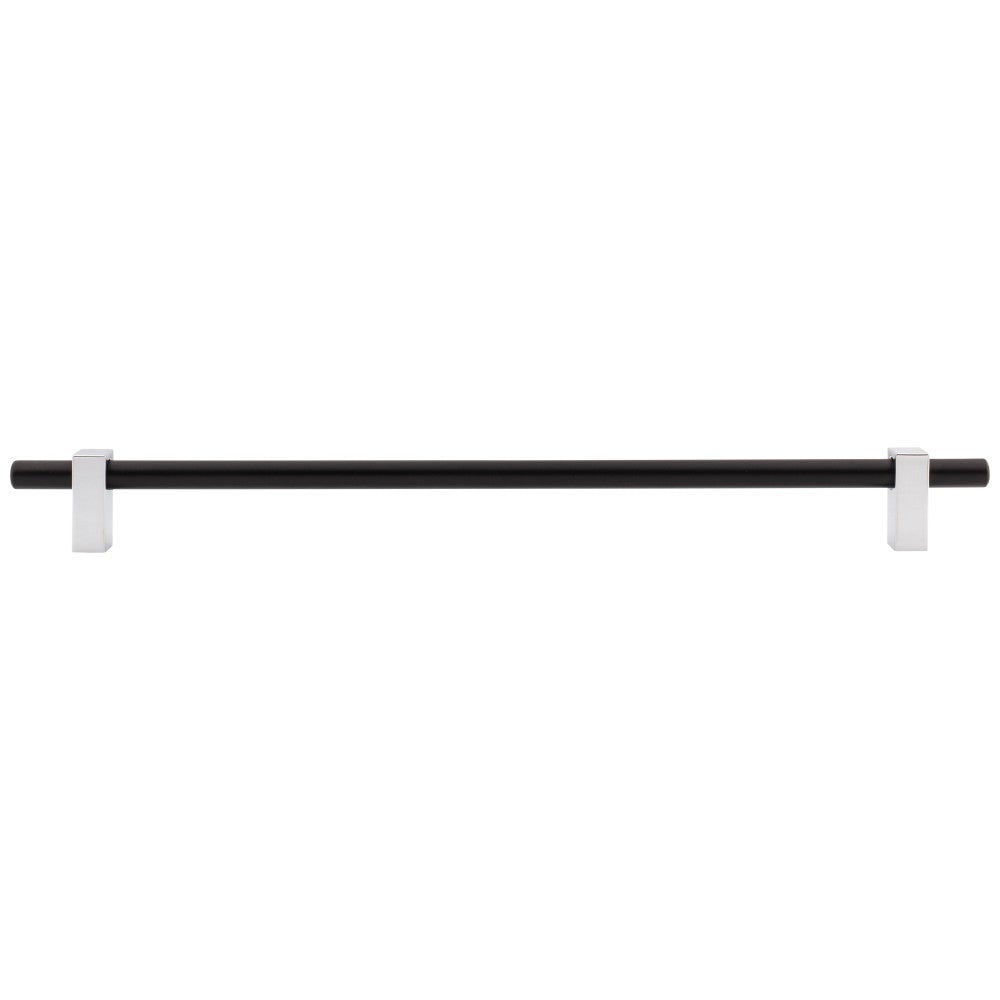 Hardware Resources 96 mm Center-to-Center Satin Nickel Larkin Cabinet Bar Pull
