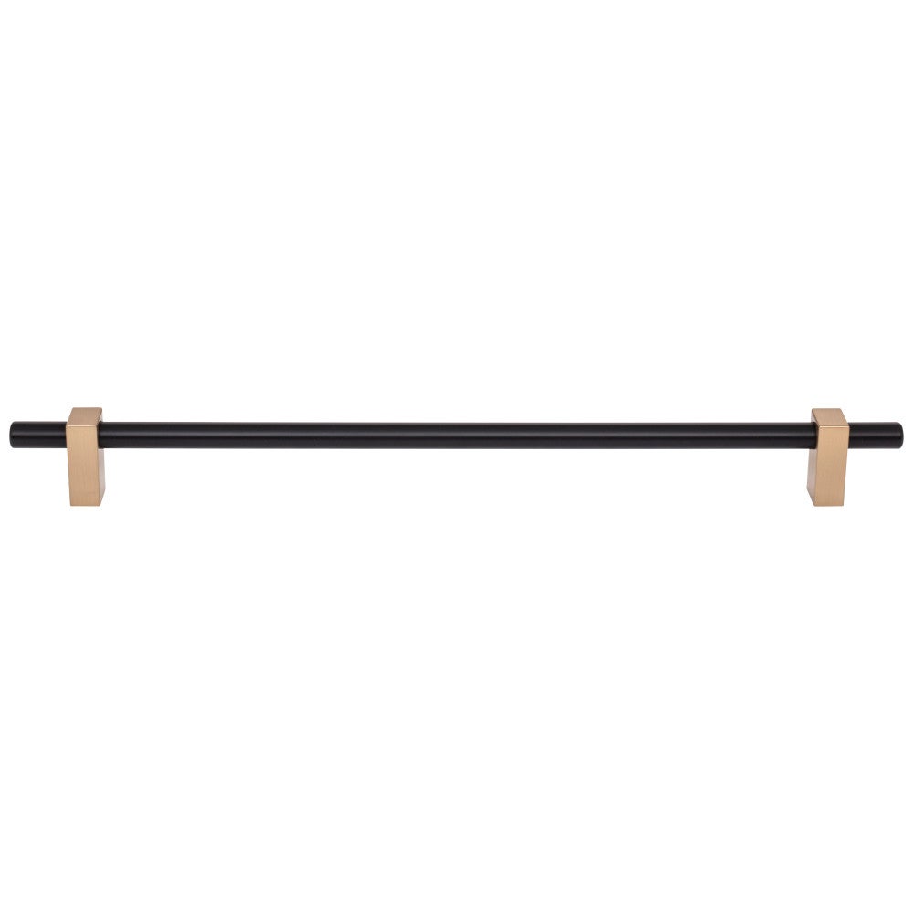 Hardware Resources 96 mm Center-to-Center Satin Nickel Larkin Cabinet Bar Pull