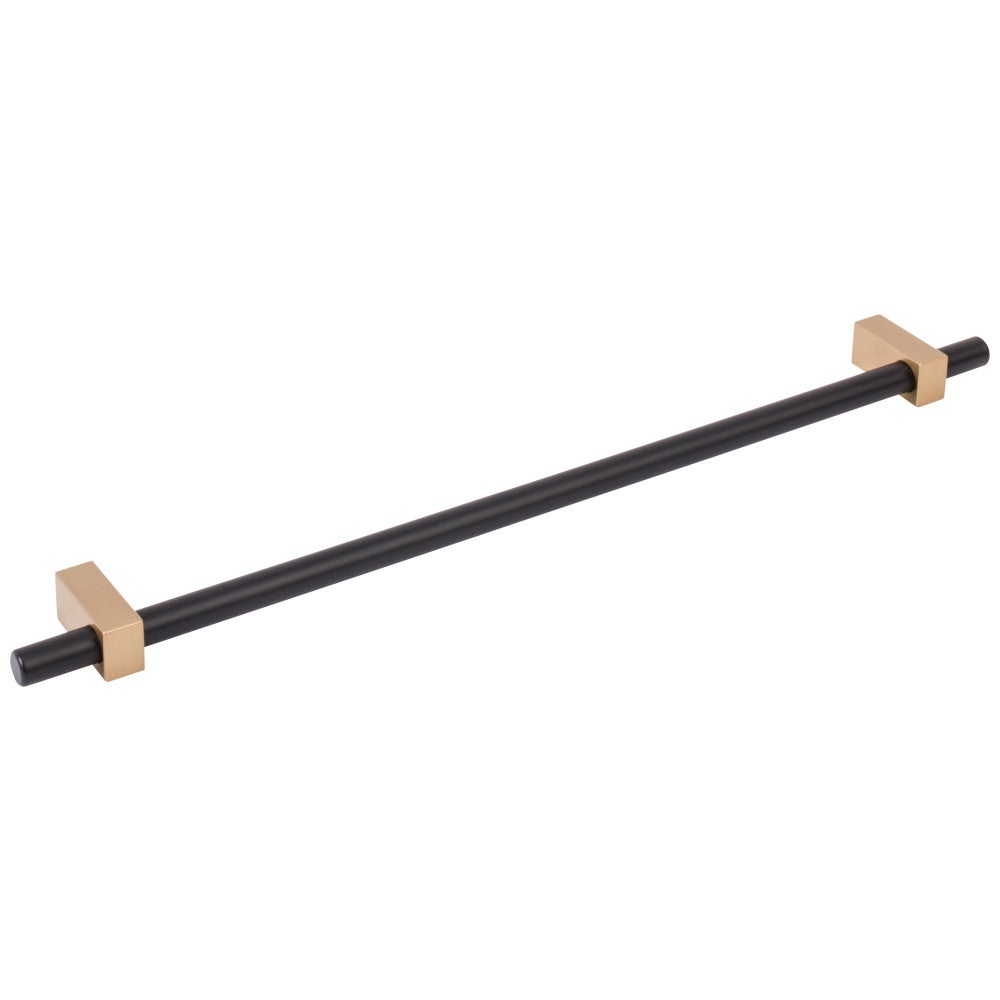 Hardware Resources 96 mm Center-to-Center Satin Nickel Larkin Cabinet Bar Pull