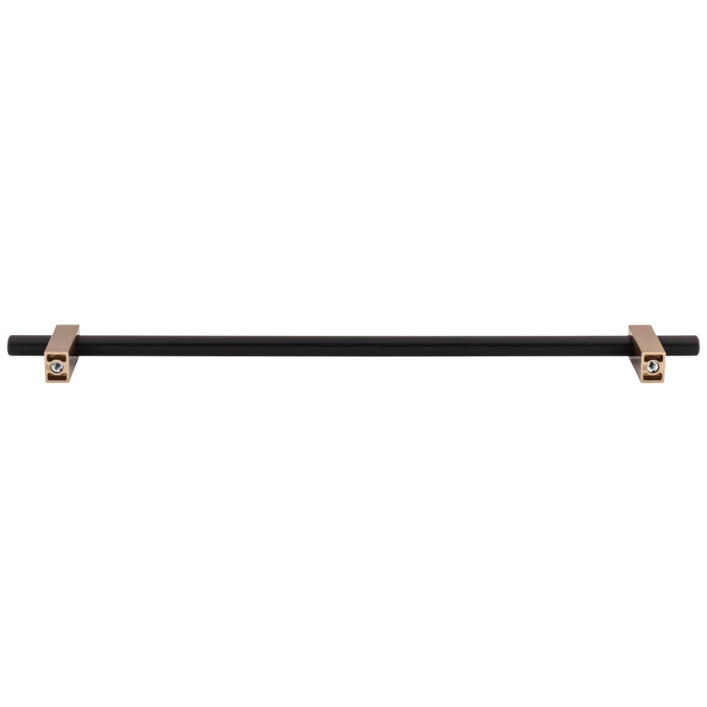 Hardware Resources 96 mm Center-to-Center Satin Nickel Larkin Cabinet Bar Pull