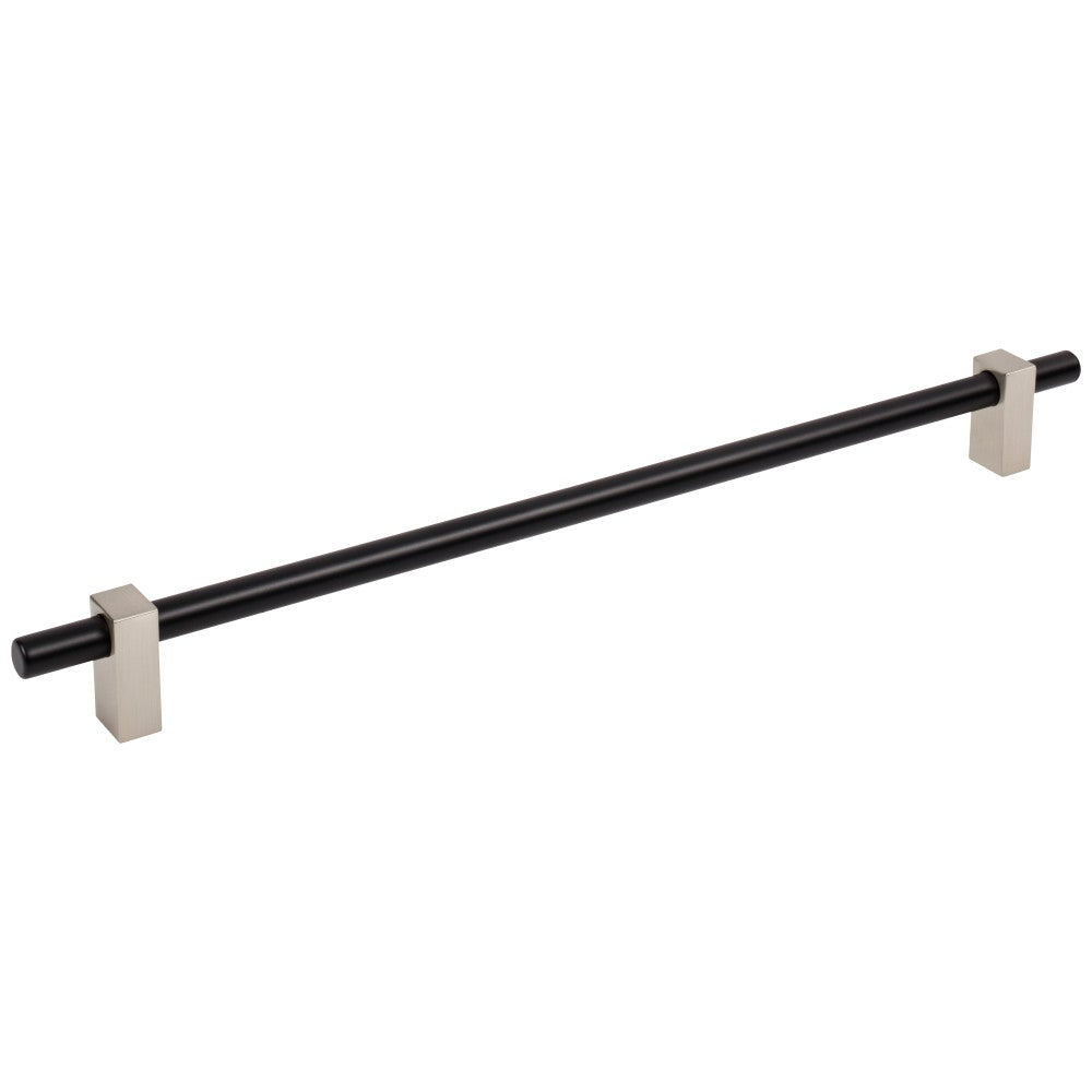 Hardware Resources 96 mm Center-to-Center Satin Nickel Larkin Cabinet Bar Pull