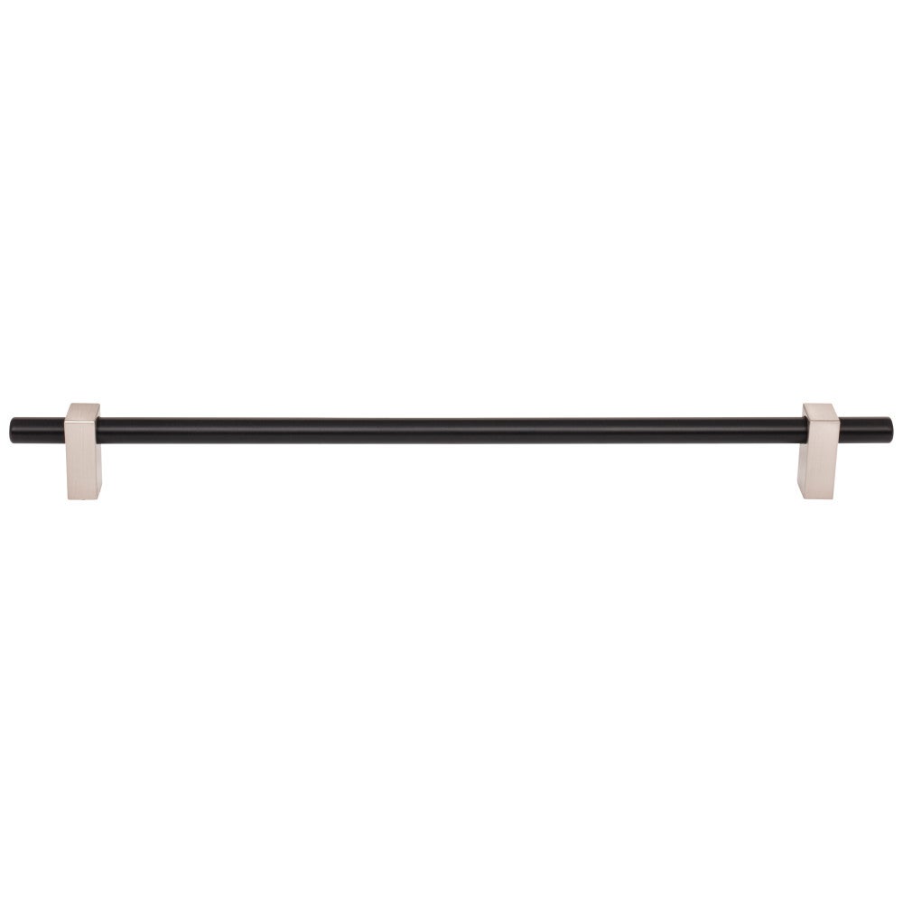 Hardware Resources 96 mm Center-to-Center Satin Nickel Larkin Cabinet Bar Pull