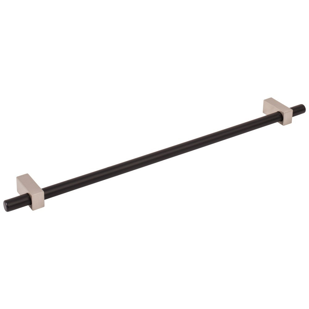 Hardware Resources 96 mm Center-to-Center Satin Nickel Larkin Cabinet Bar Pull