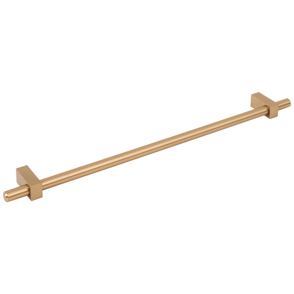 Hardware Resources 96 mm Center-to-Center Satin Nickel Larkin Cabinet Bar Pull