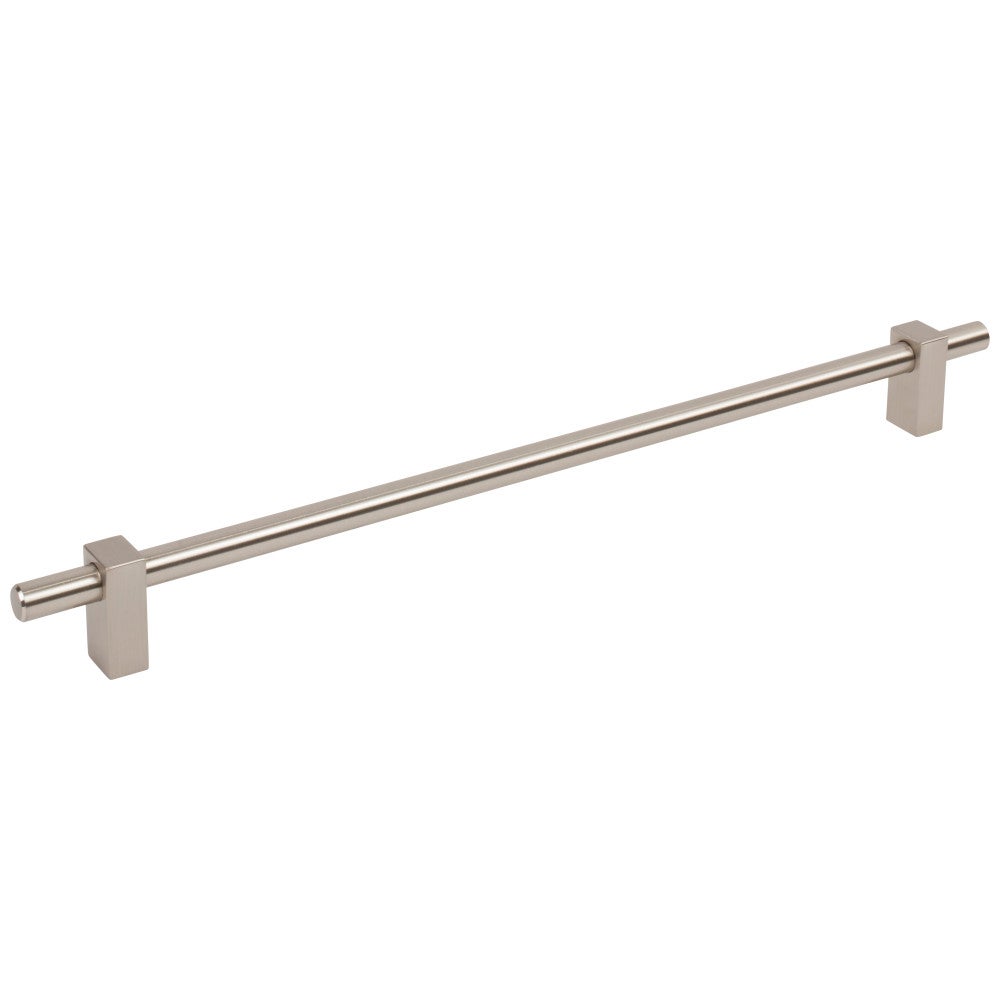 Hardware Resources 96 mm Center-to-Center Satin Nickel Larkin Cabinet Bar Pull