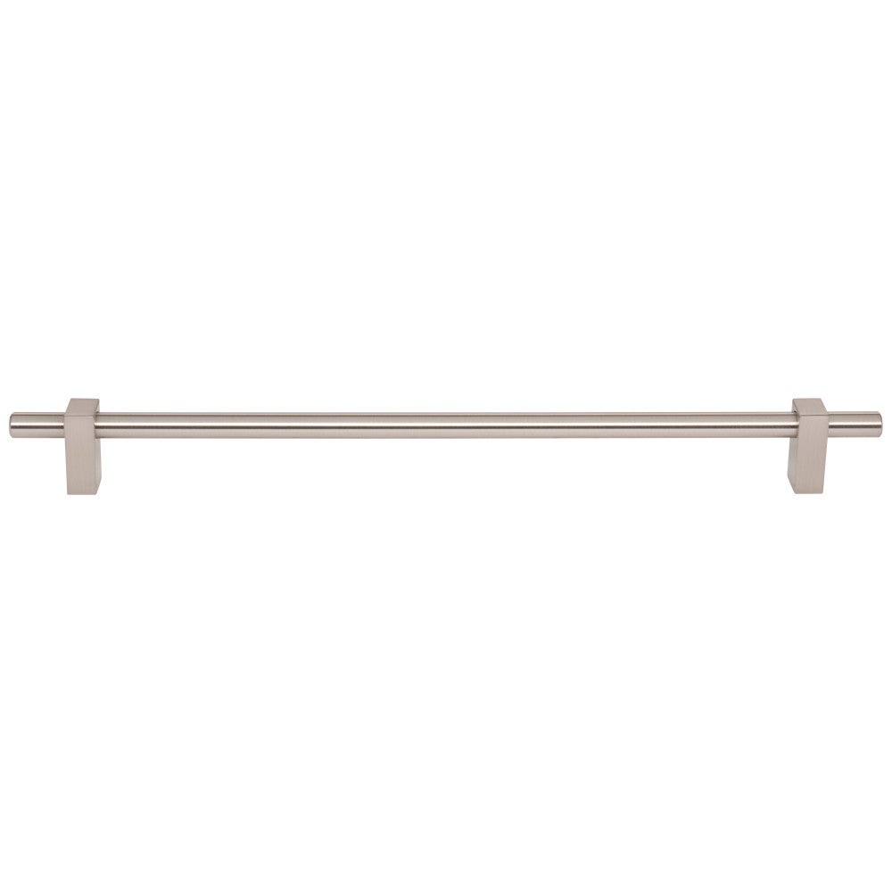 Hardware Resources 96 mm Center-to-Center Satin Nickel Larkin Cabinet Bar Pull
