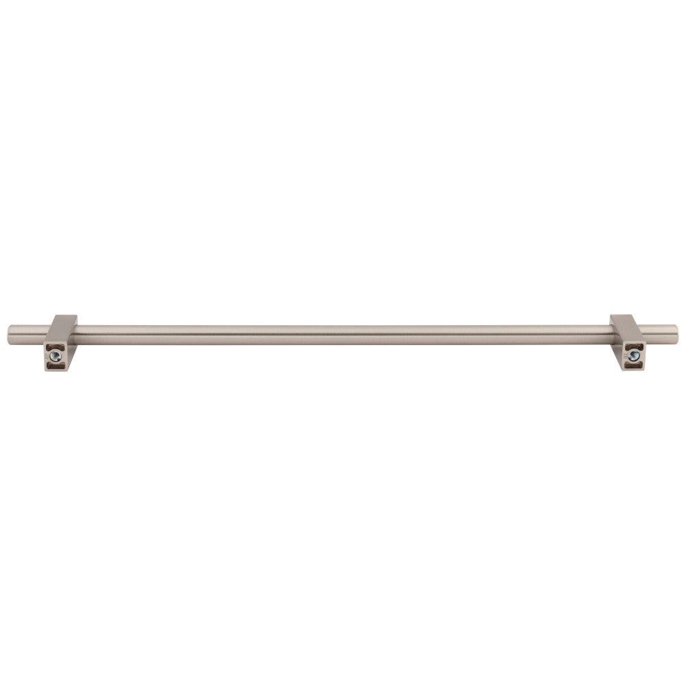 Hardware Resources 96 mm Center-to-Center Satin Nickel Larkin Cabinet Bar Pull