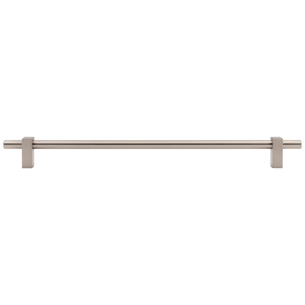 Hardware Resources 96 mm Center-to-Center Satin Nickel Larkin Cabinet Bar Pull