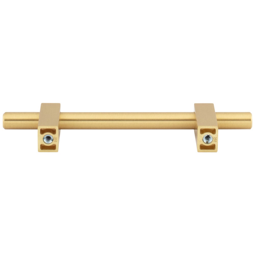 Hardware Resources 96 mm Center-to-Center Satin Nickel Larkin Cabinet Bar Pull