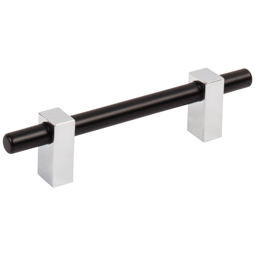 Hardware Resources 96 mm Center-to-Center Satin Nickel Larkin Cabinet Bar Pull