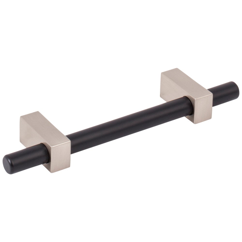 Hardware Resources 96 mm Center-to-Center Satin Nickel Larkin Cabinet Bar Pull