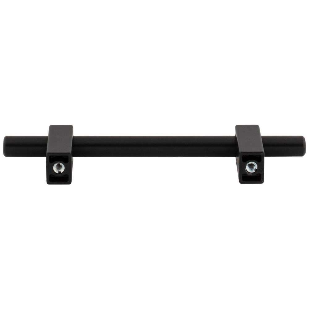 Hardware Resources 96 mm Center-to-Center Satin Nickel Larkin Cabinet Bar Pull