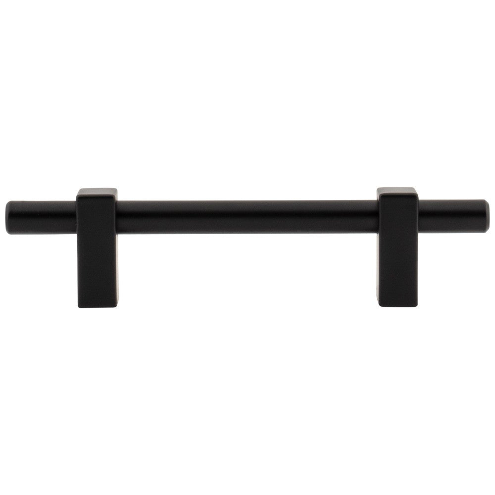 Hardware Resources 96 mm Center-to-Center Satin Nickel Larkin Cabinet Bar Pull