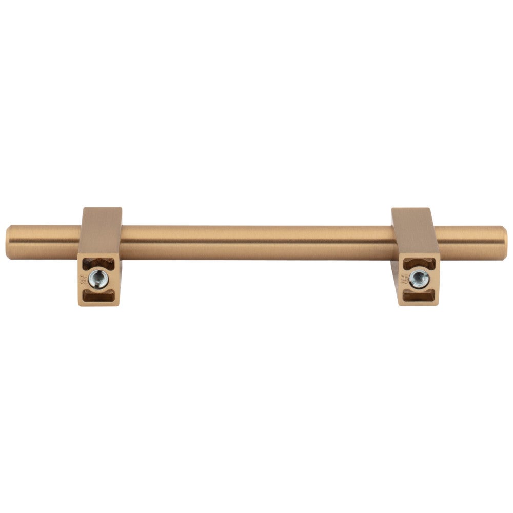 Hardware Resources 96 mm Center-to-Center Satin Nickel Larkin Cabinet Bar Pull