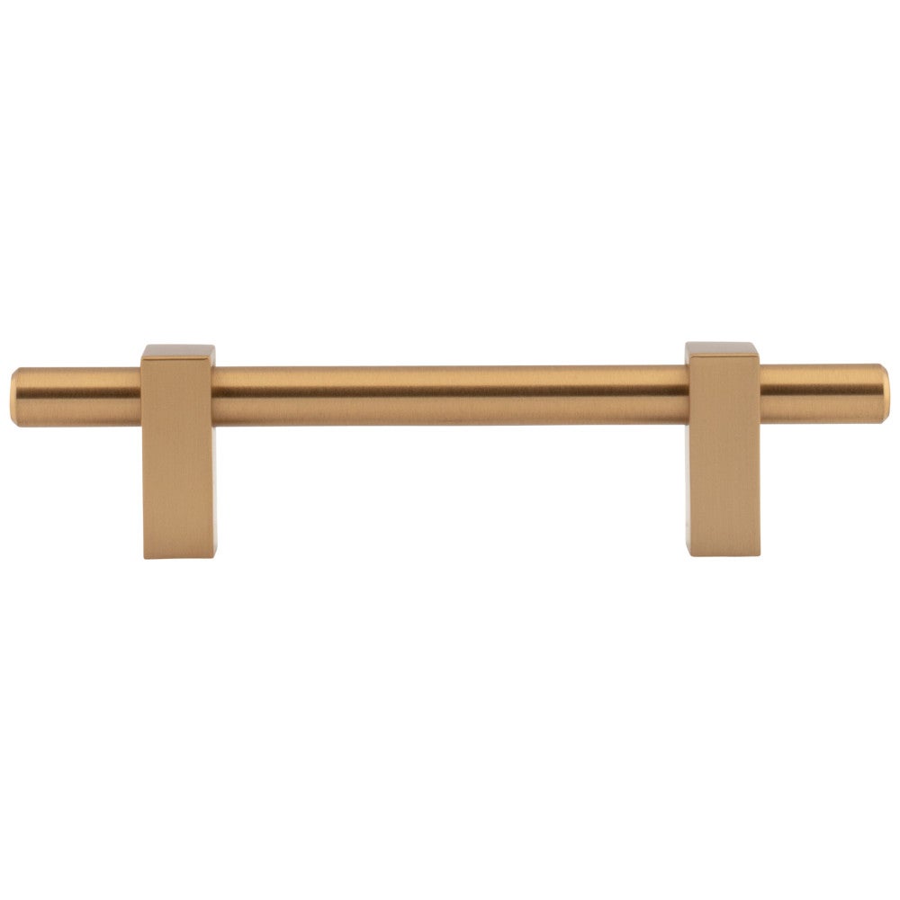 Hardware Resources 96 mm Center-to-Center Satin Nickel Larkin Cabinet Bar Pull