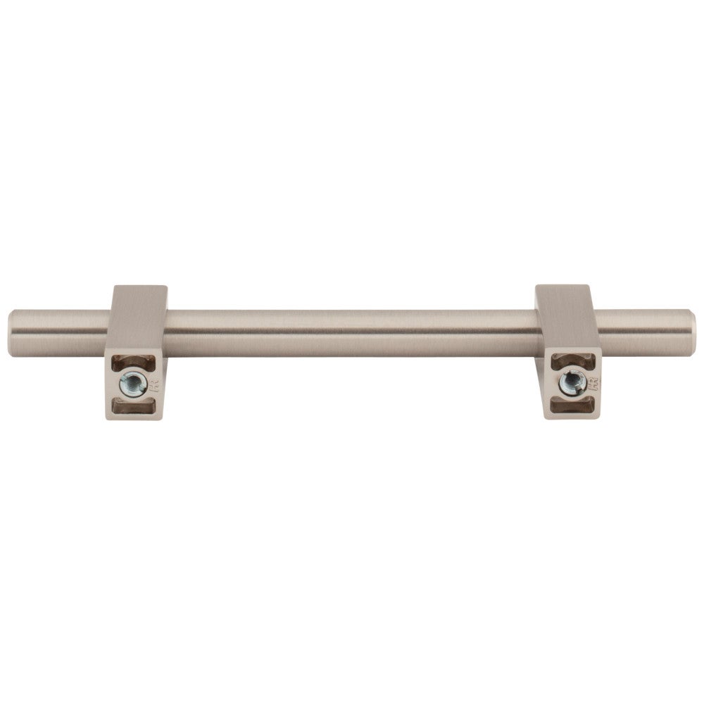 Hardware Resources 96 mm Center-to-Center Satin Nickel Larkin Cabinet Bar Pull