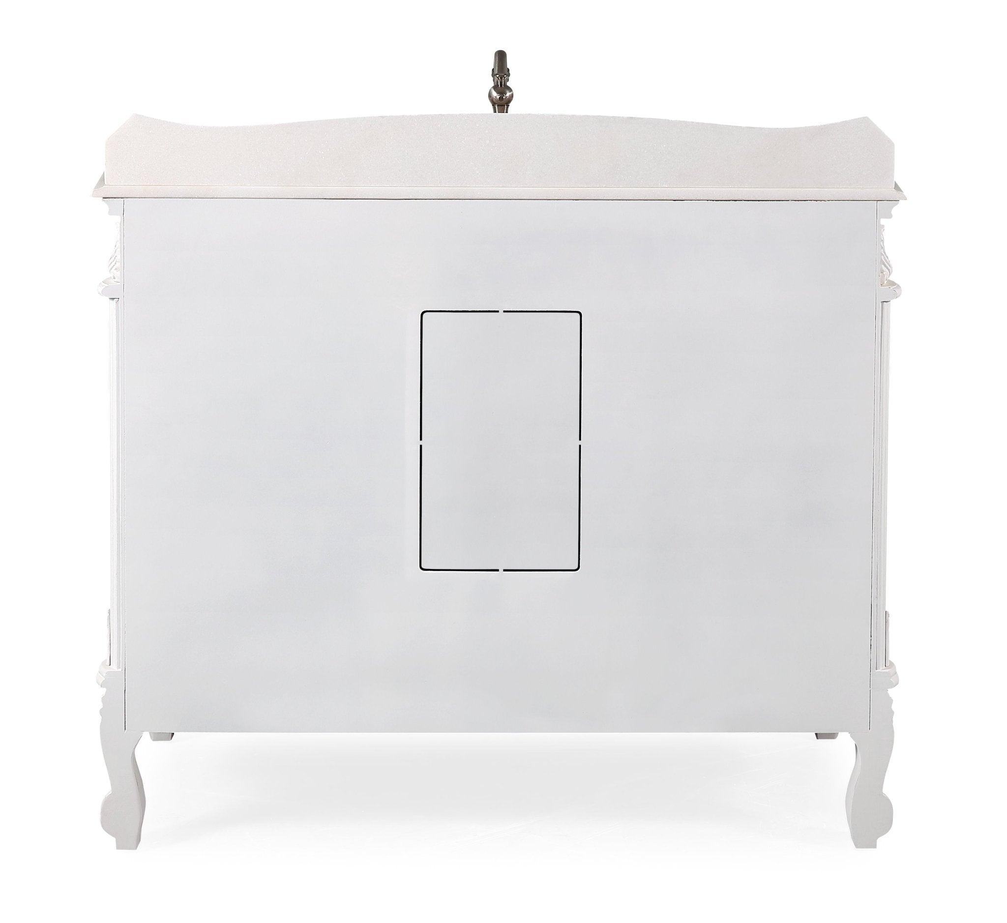 Chans Furniture SW-3882W-AW-48 48 Inch Antique White Traditional Style Single Sink Beckham Bathroom Vanity