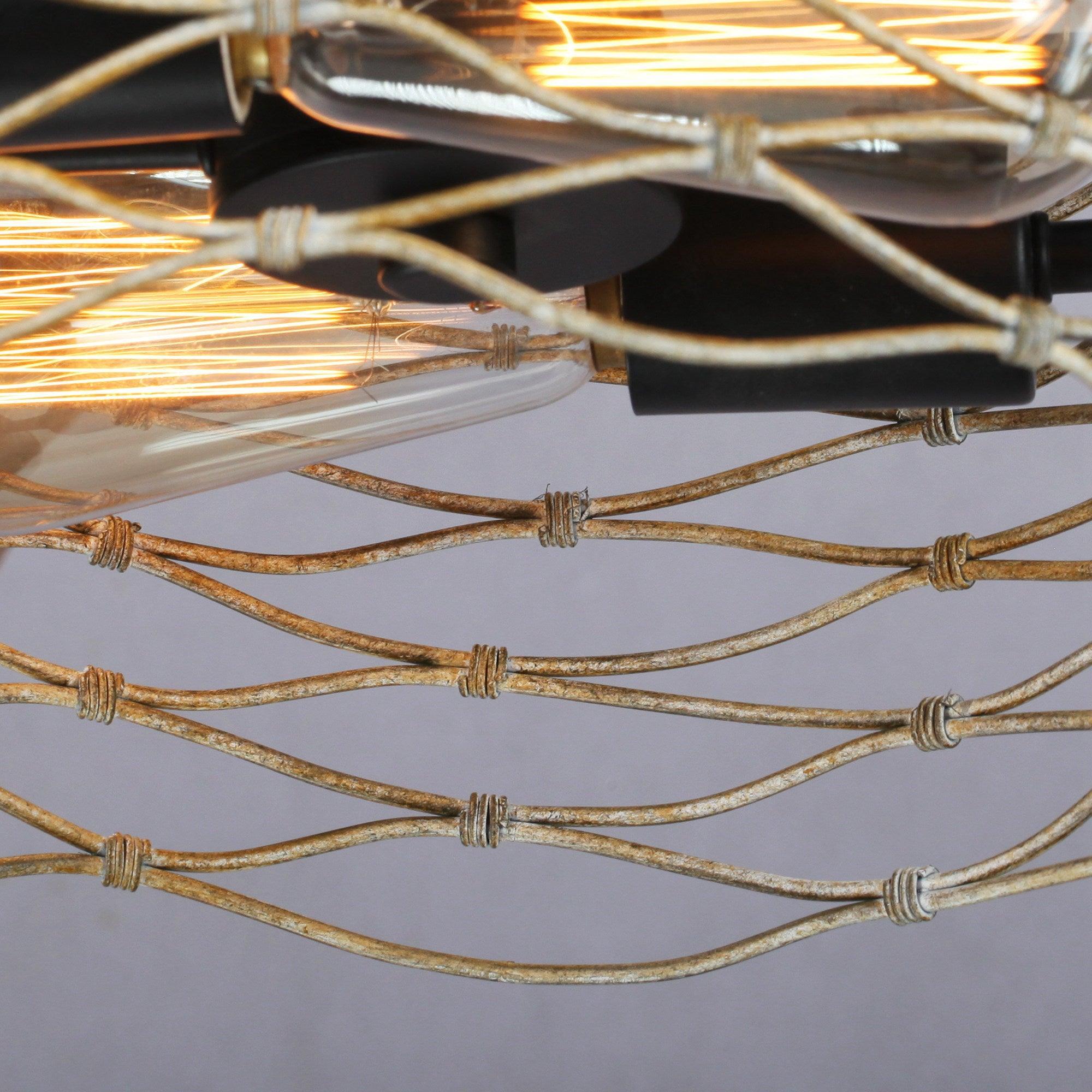 48" Athens Farmhouse Flush Mount Reversible Ceiling Fan with Lighting and Remote Control