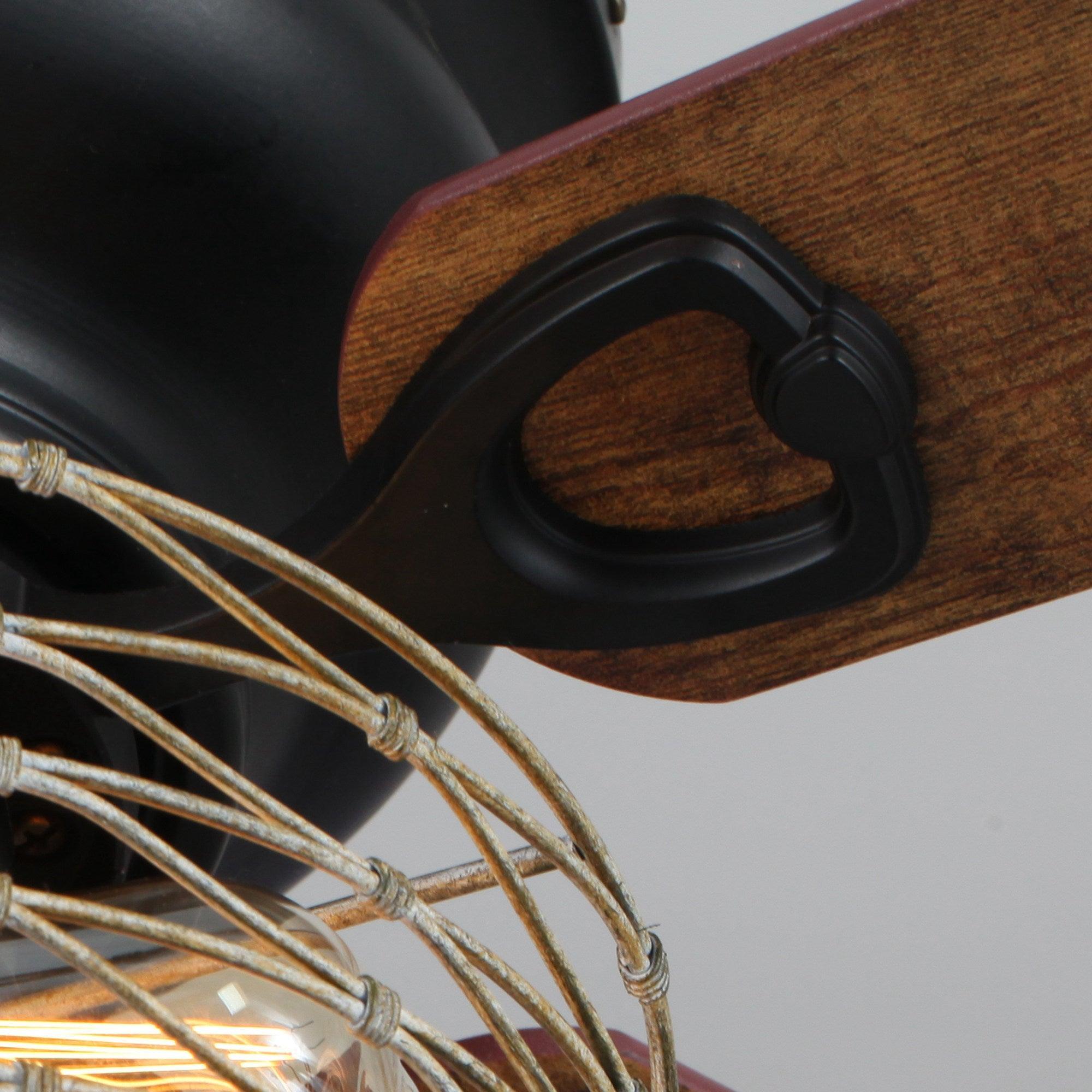 48" Athens Farmhouse Flush Mount Reversible Ceiling Fan with Lighting and Remote Control