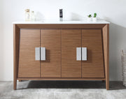 Chans Furniture CL-22WV47-ZI 48" Larvotto Light Wheat Color Modern Bathroom Sink Vanity