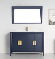 Chans Furniture CL-22NB47-ZI 48" Larvotto Navy Blue Color Modern Bathroom Sink Vanity