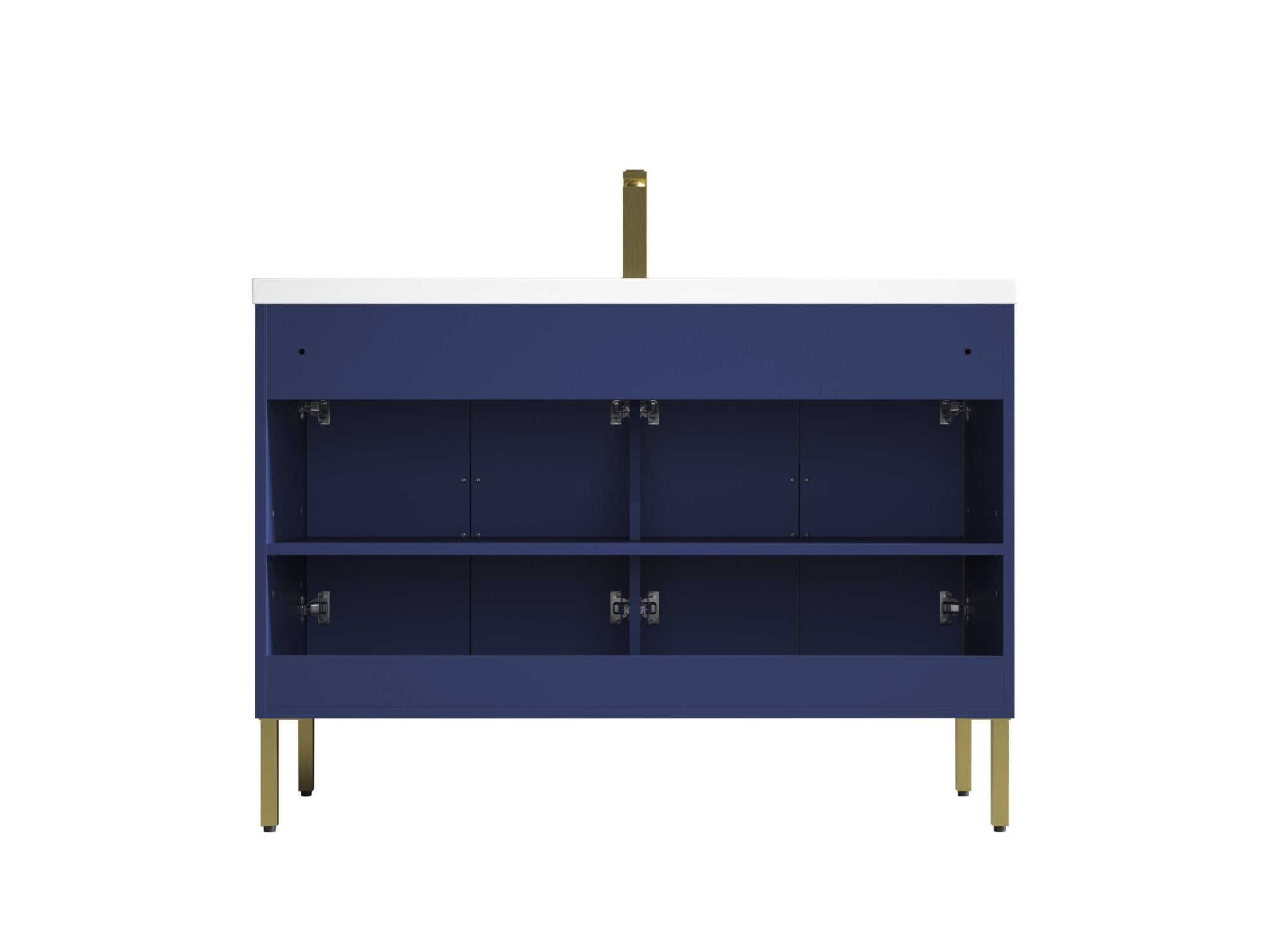Chans Furniture AC-66NB48 48"  Tennant Brand Modern Style Navy Blue Eileen Bathroom Sink Vanity