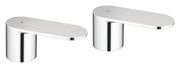 Grohe Eurosmart Cosmop Pair Of Handles Bl/Red 48306