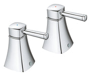 Grohe Pair Of Handles Blue/Red 48325