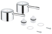 Grohe Essence New Pair Of Handles Blue/Red 48330