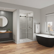 Maax Duel Alto 44-47 X 78 in. 8mm Bypass Shower Door