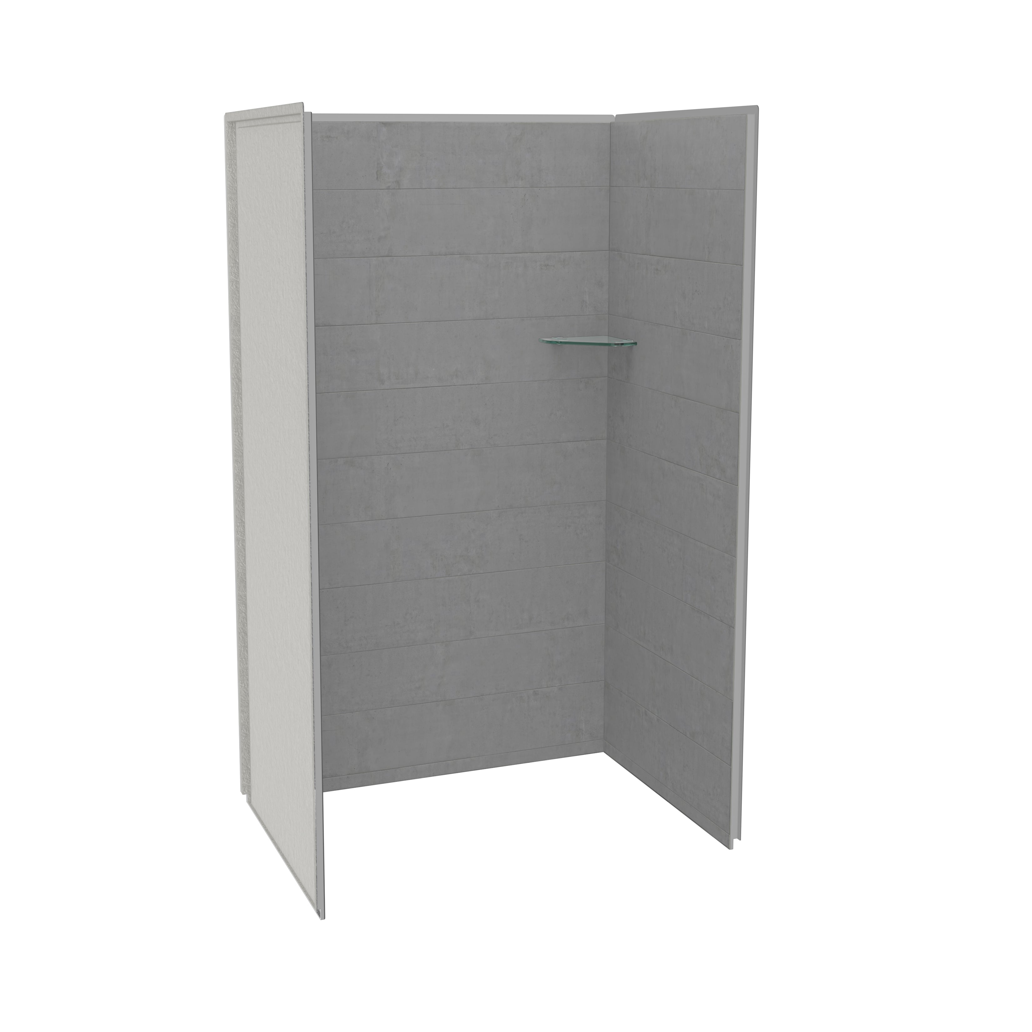 Maax Utile 4832 Composite Direct-to-Stud Three-Piece Alcove Shower Wall Kit