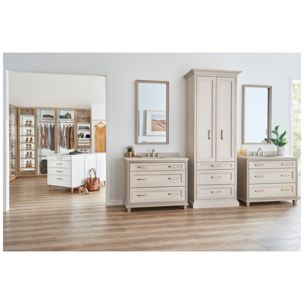 Hardware Resources 32 mm Center-to-Center Satin Nickel Elara Cabinet Pinch Pull