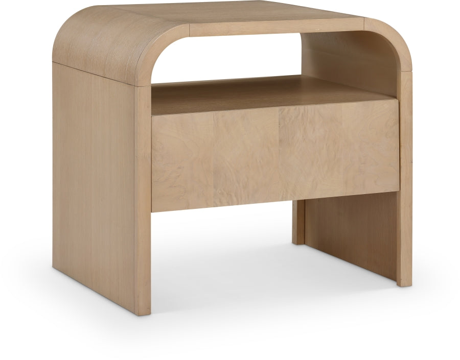 Giada Solid Wood And Veneer Nightstand