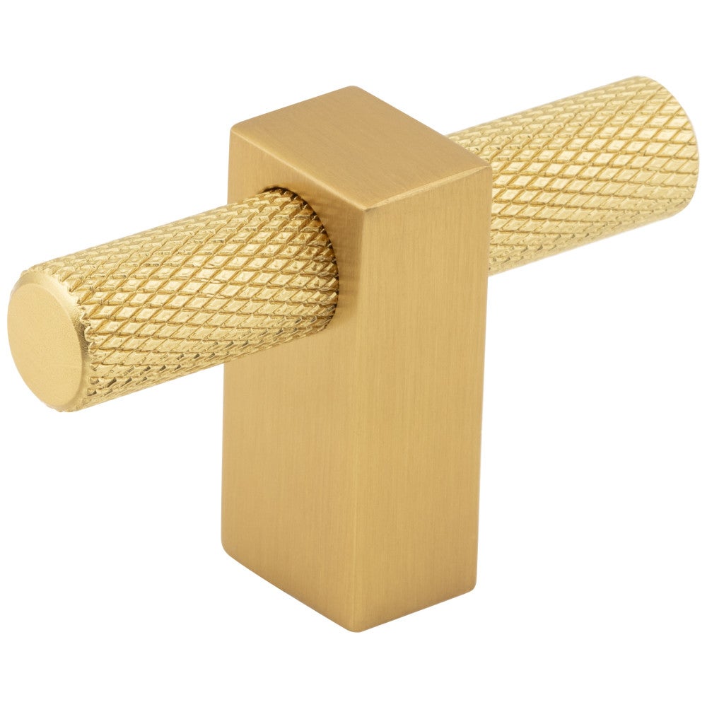 Hardware Resources 2-3/8" Overall Length Satin Nickel Larkin Knurled "T" Knob