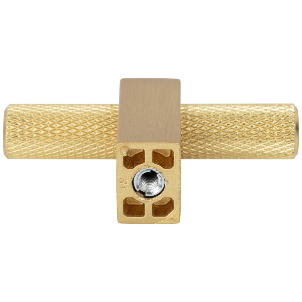 Hardware Resources 2-3/8" Overall Length Satin Nickel Larkin Knurled "T" Knob