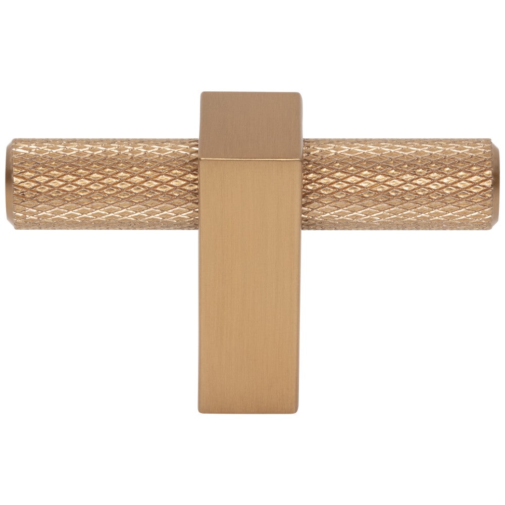 Hardware Resources 2-3/8" Overall Length Satin Nickel Larkin Knurled "T" Knob