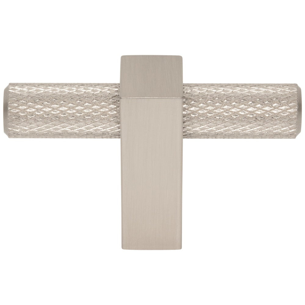 Hardware Resources 2-3/8" Overall Length Satin Nickel Larkin Knurled "T" Knob