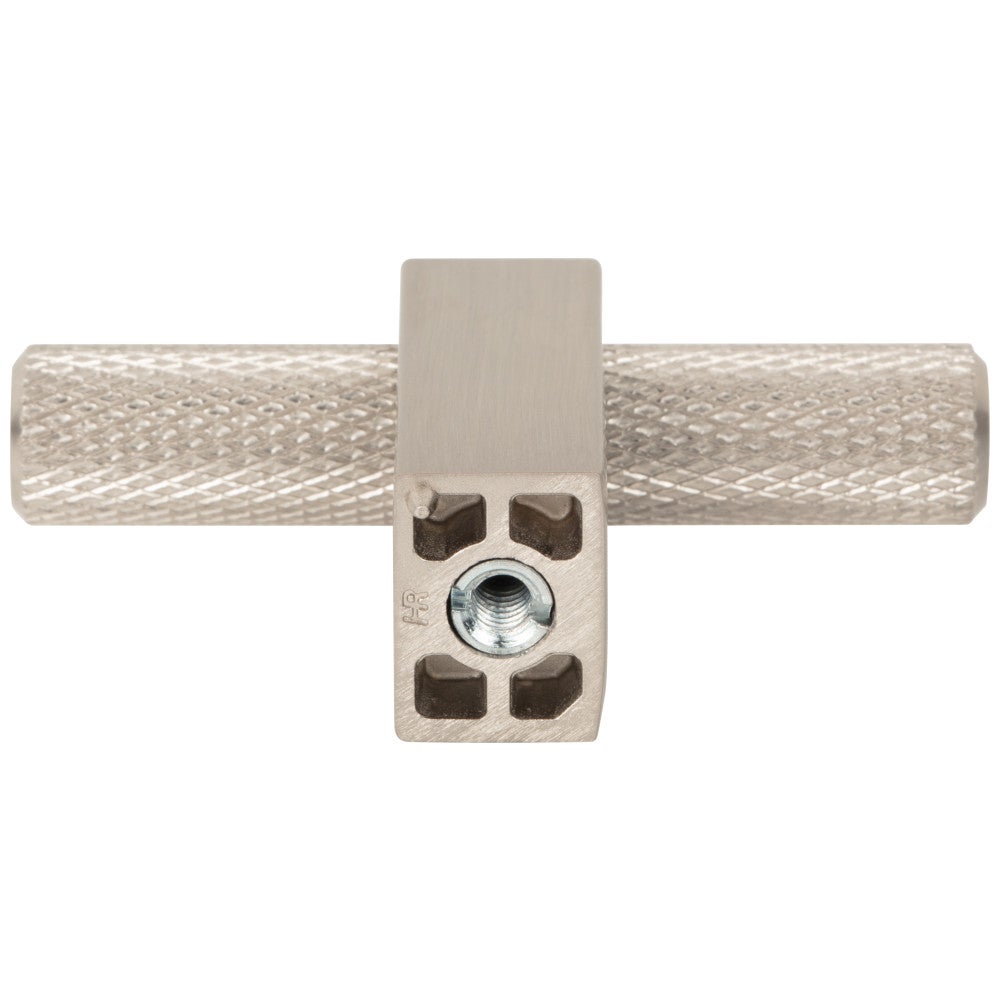 Hardware Resources 2-3/8" Overall Length Satin Nickel Larkin Knurled "T" Knob
