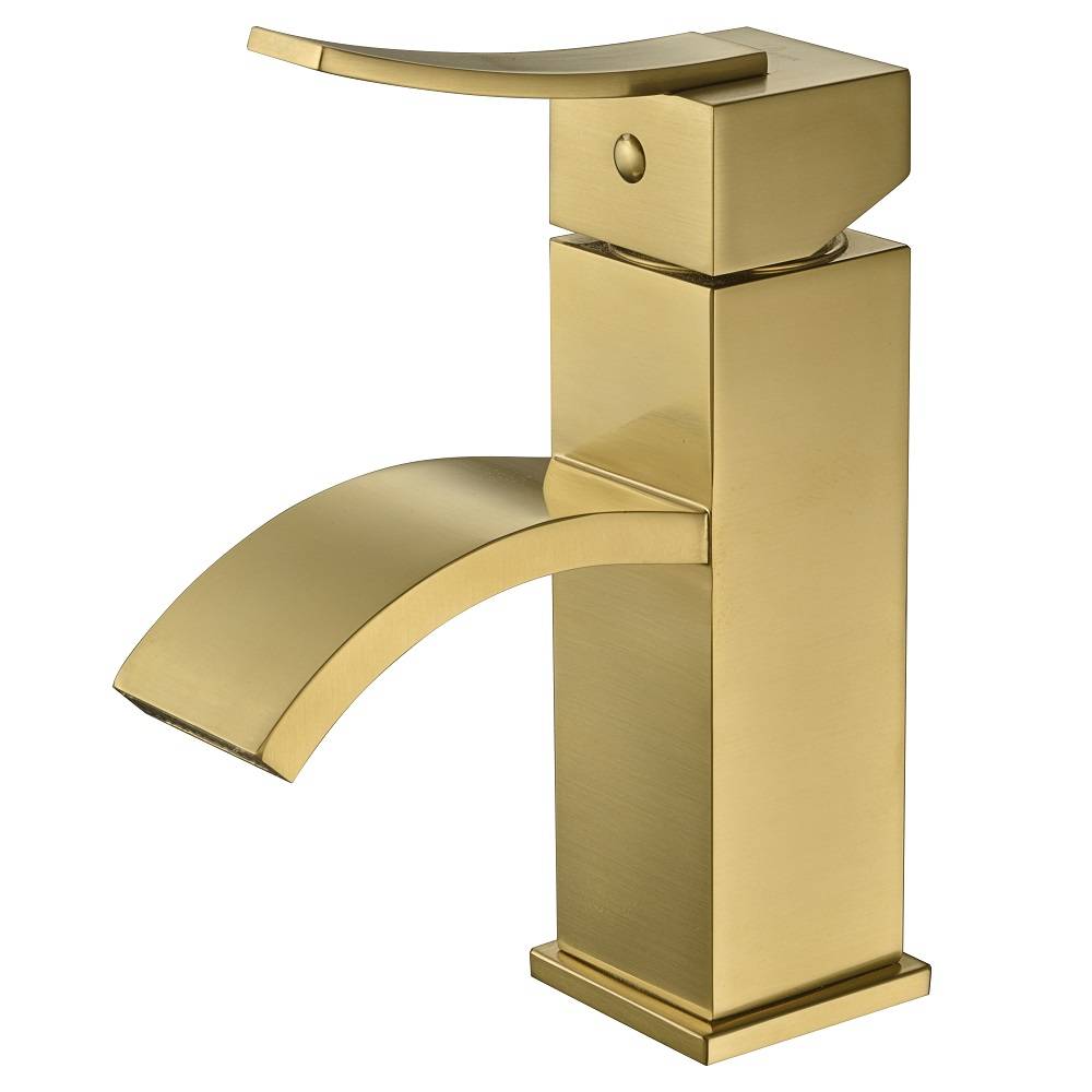 Dawn Single-Lever Square Lavatory Faucet, Sheetflow Spout AB78 1258