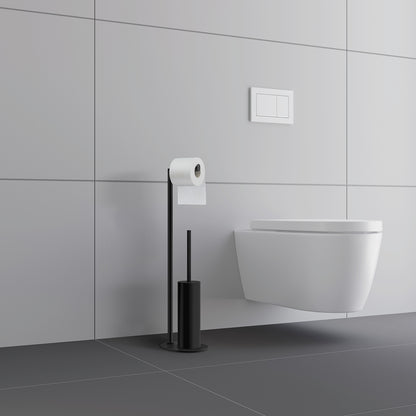OUTLINE - Toilet Roll Holder/Toilet Brush, Free Standing