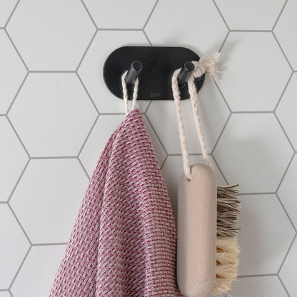 BESLAGSBODEN - Design Double Hook, Self-adhesive